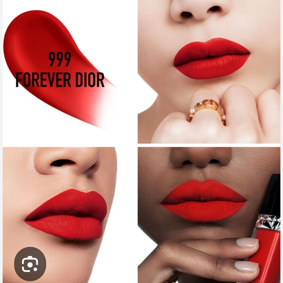 Dior Rouge Lipstick - 999 matte Vibrant Red - Picture 6 of 6